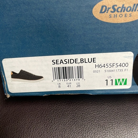 DR. SCHOLL’S WOMEN’S SEASIDE OXFORDS. NAVY BLUE. SIZE 11. NEW IN BOX. - Picture 9 of 9